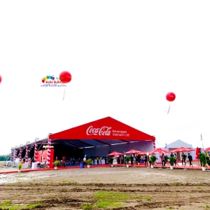 BÓNG KHÍ CẦU NHÀ MÁY COCACOLA