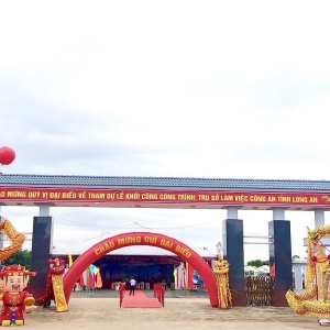 BÓNG KHÍ CẦU LỄ KHỞI CÔNG LONG AN
