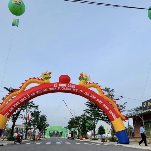 BÓNG KHÍ CẦU DỰ ÁN NHÀ Ở AN SINH