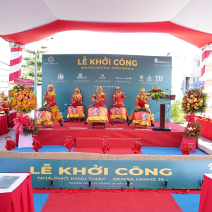TỔ CHỨC LỄ KHỞI CÔNG NHÀ PHỐ KHAI THÁC ZENTA HOME 16