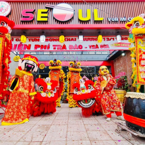 MÚA LÂN SƯ RỒNG KHAI TRƯƠNG 