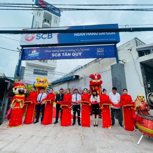 TỔ CHỨC KHAI TRƯƠNG NGÂN HÀNG SCB TÂN QUÝ 