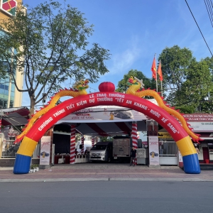 Cho thuê cổng hơi 12Met Rồng tại Long An