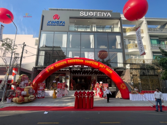 Khai trương Showroom Soufeiya Tại Quận 8